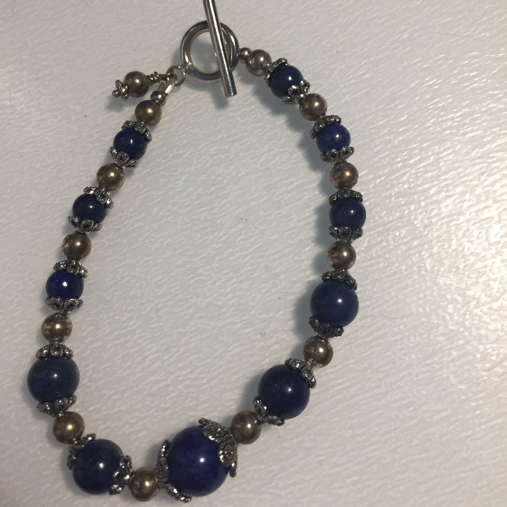 blue bracelet